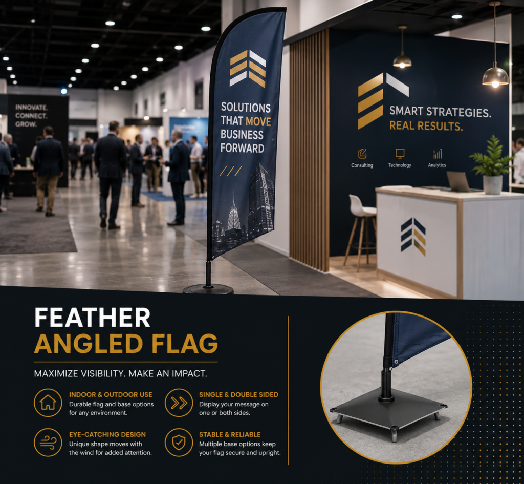 Feather Angled Flag