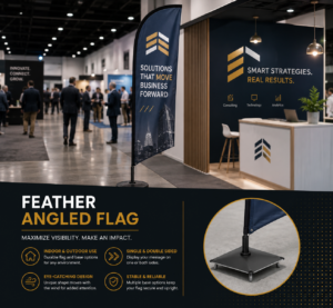 Feather Angled Flag