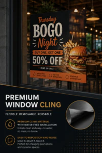 Premium Window Cling