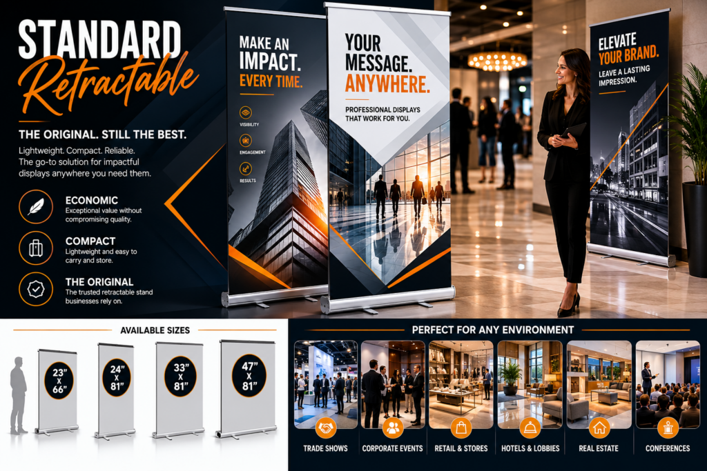 Standard Retractable Banner Stand