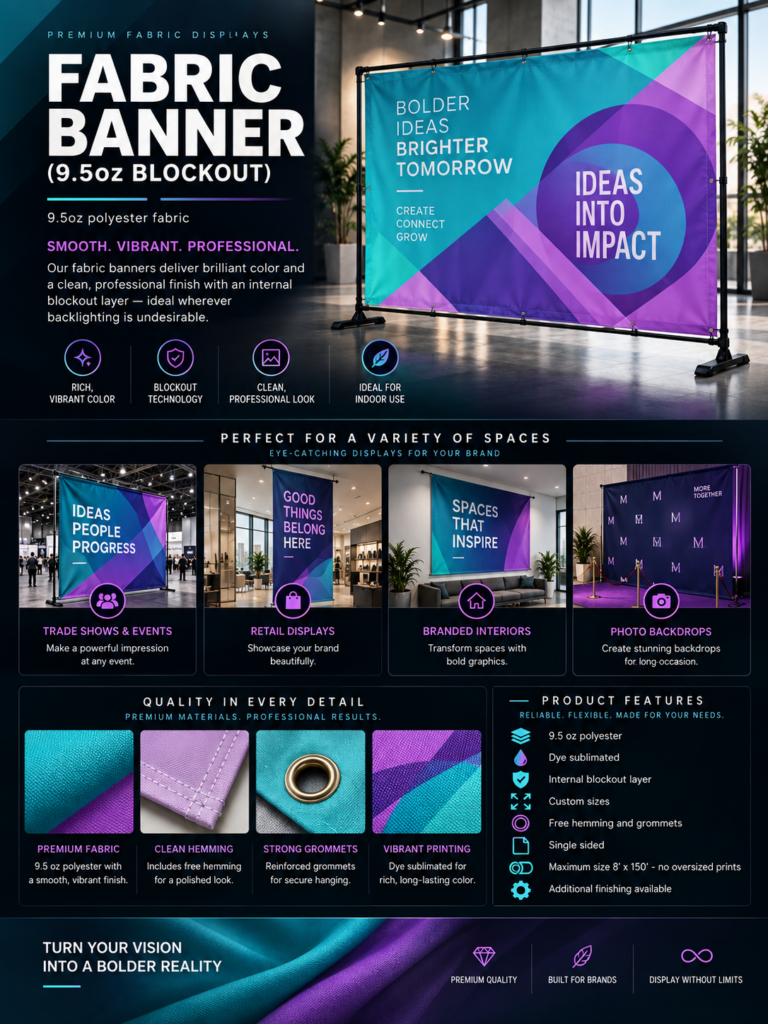 Blockout Fabric Banner (9.5oz)