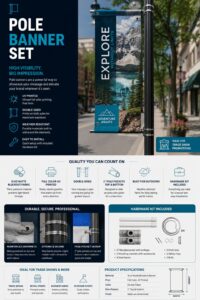 Pole Banner Set