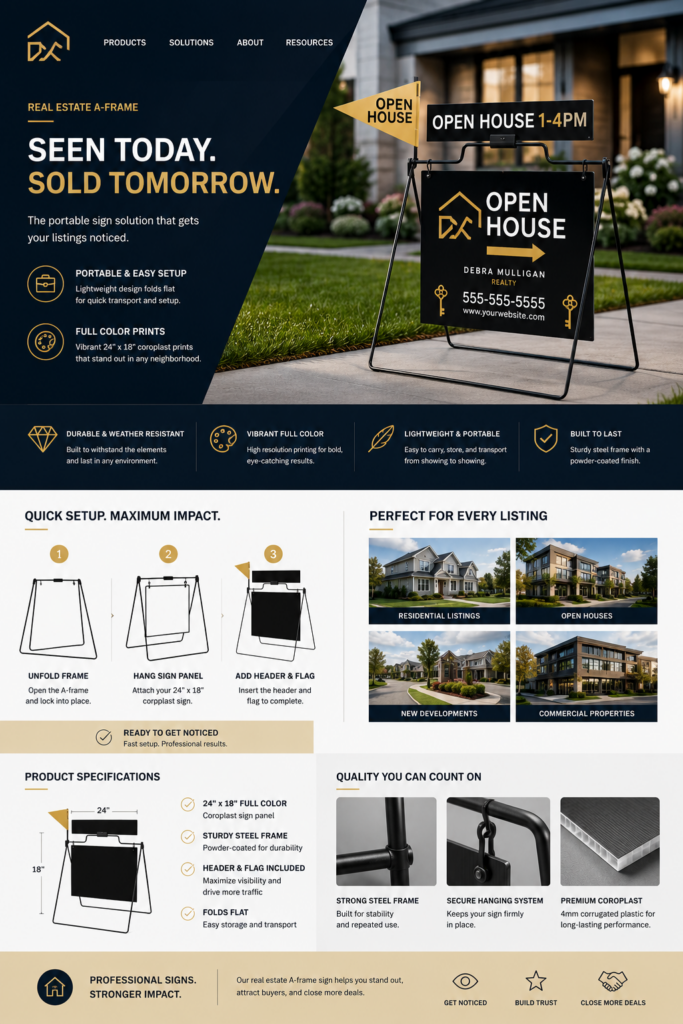 Real Estate A-Frame
