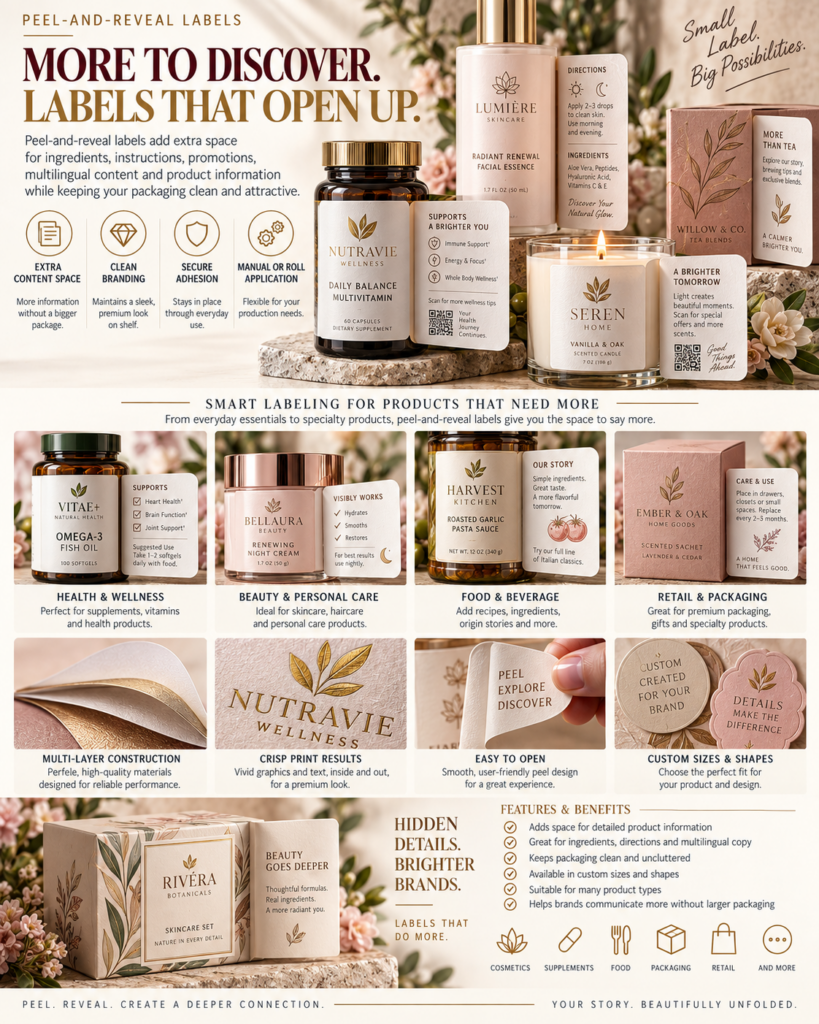 Peel-and-Reveal Labels