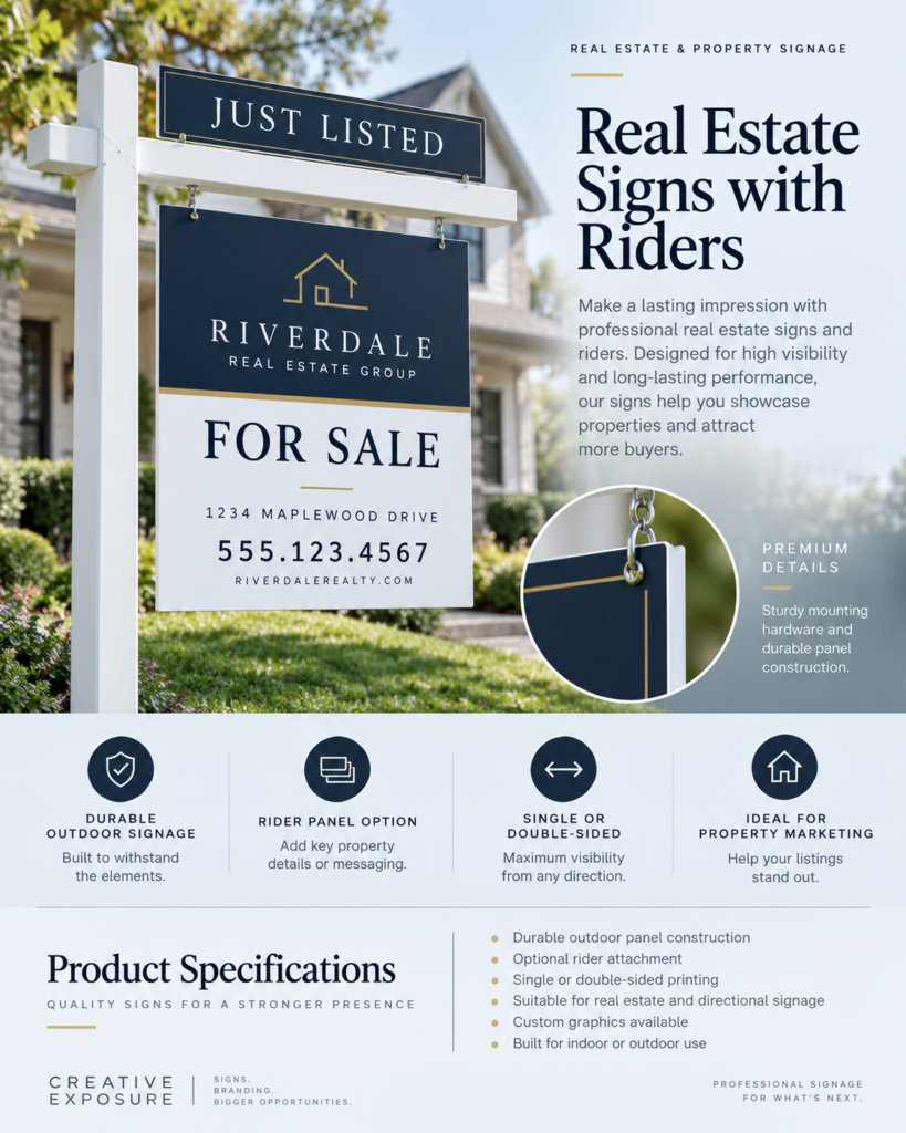 Real Estate Sign Dibond