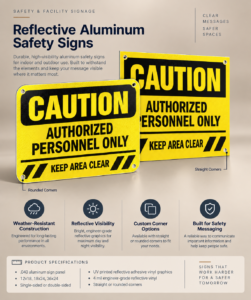 Reflective Aluminum Sign
