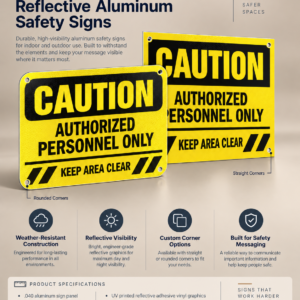Reflective Aluminum Sign