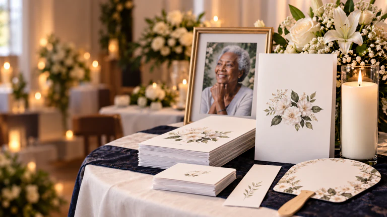 Memorial and Celebration of Life printing